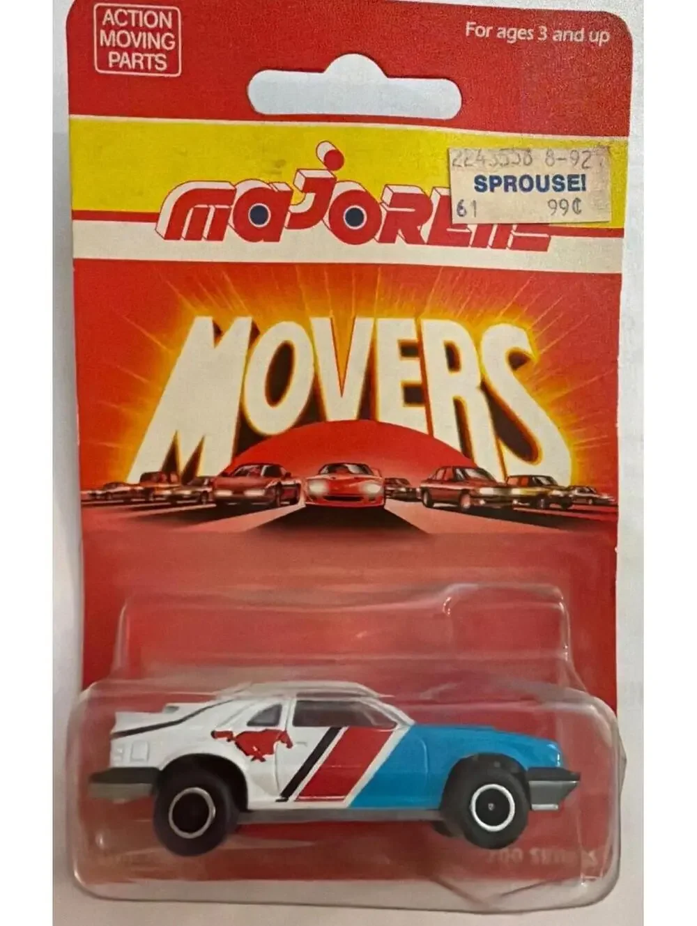 Majorette Movers 220 Series Mustang SVO Die-Cast Car